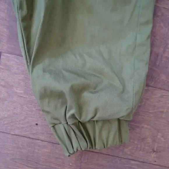 NWT Jonny Cota Studio CARGO OVERALLS IN GREEN Unisex Size XS